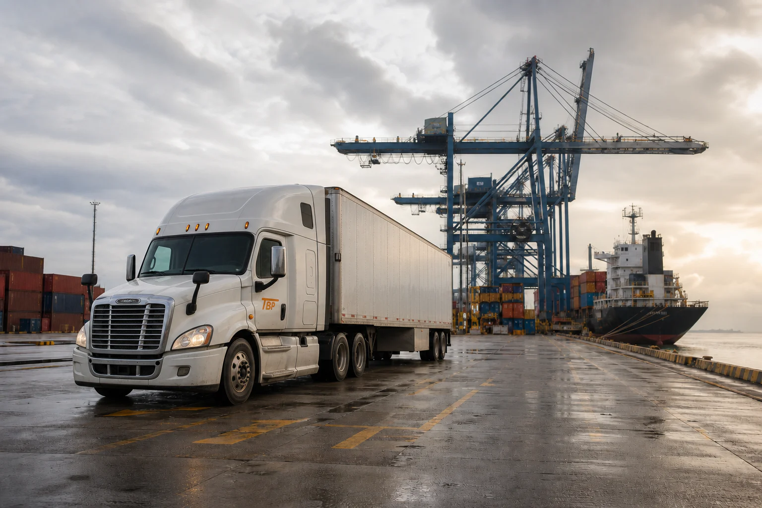 Freightliner de Transportes TBP en un entorno logístico portuario